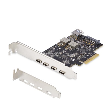 StarTech.com 5-Port USB PCIe Card - Superfast 10Gbps USB 3.2 with 4x USB-C & 1x USB-A Internal Port - Enhance Your Connectivity!